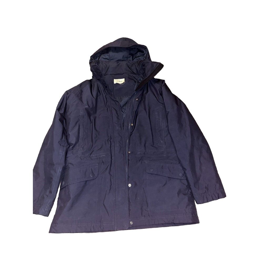 Ll Bean Womens Winter Puffer Jacket Thinsulate Insulation Used